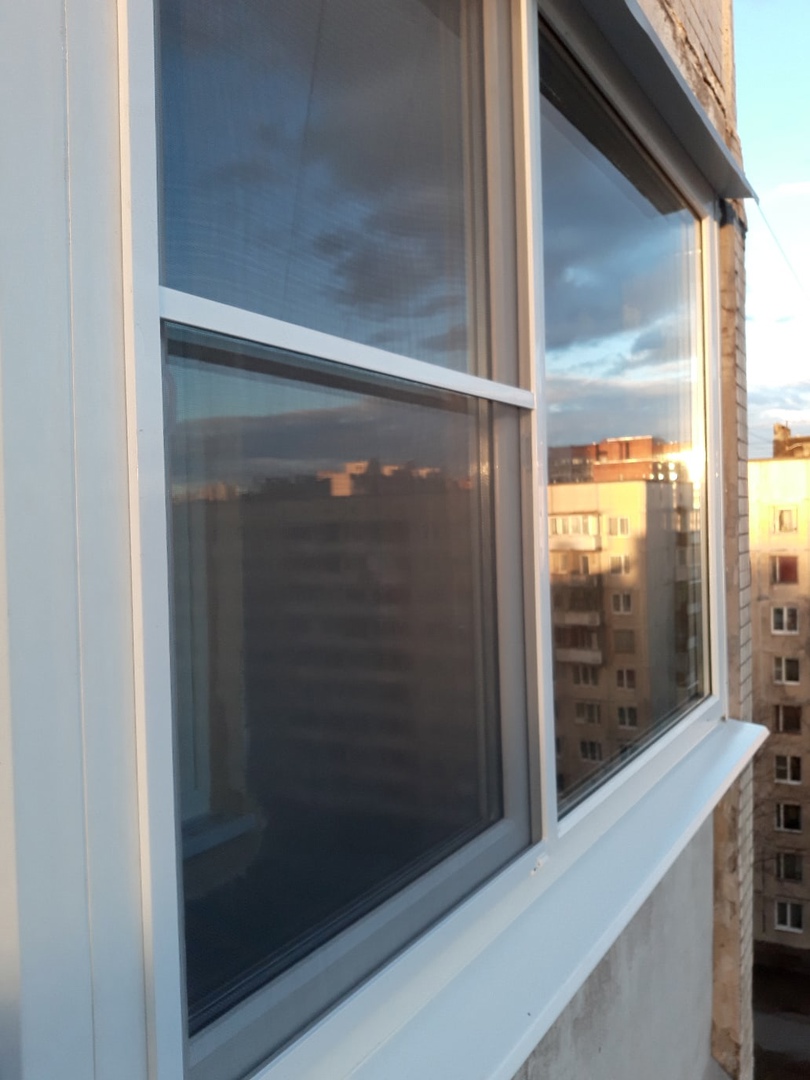 Окна Rehau Blitz (New) на прямом балконе - фото 7